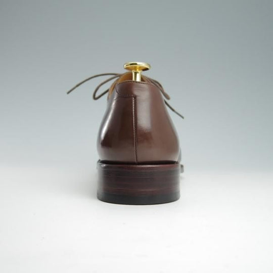 極美品★(スペイン製)MEERMIN/メルミン SIZE 8【グッドイヤーウェルテッド製法★ストレートチップ/濃茶】カーフ/メンズ★f885