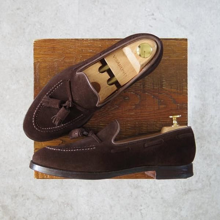 極上★クロケット&ジョーンズ 5.5E【定価￥86,900-★CAVENDISH 2/キャベンディッシュ2】タッセルローファー/濃茶/Crockett&Jones★f886