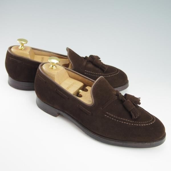 極上★クロケット&ジョーンズ 5.5E【定価￥86,900-★CAVENDISH 2/キャベンディッシュ2】タッセルローファー/濃茶/Crockett&Jones★f886