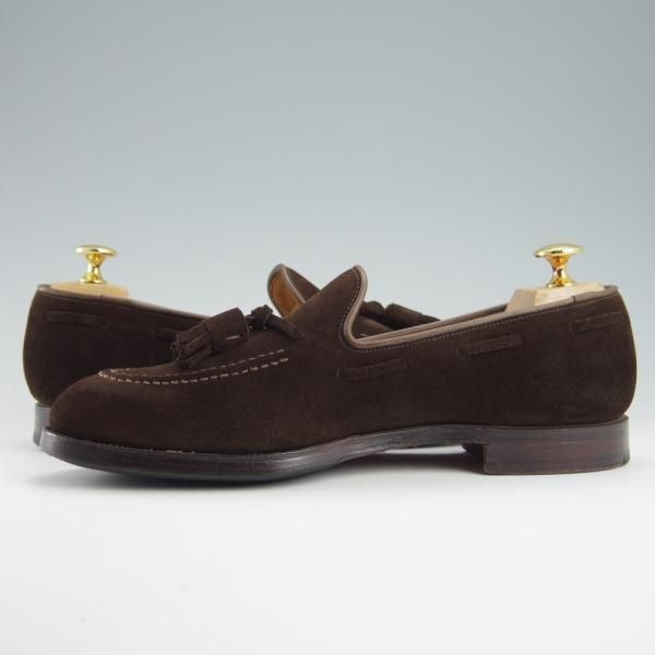 極上★クロケット&ジョーンズ 5.5E【定価￥86,900-★CAVENDISH 2/キャベンディッシュ2】タッセルローファー/濃茶/Crockett&Jones★f886