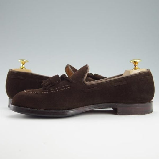 極上★クロケット&ジョーンズ 5.5E【定価￥86,900-★CAVENDISH 2/キャベンディッシュ2】タッセルローファー/濃茶/Crockett&Jones★f886