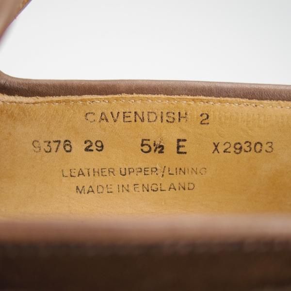極上★クロケット&ジョーンズ 5.5E【定価￥86,900-★CAVENDISH 2/キャベンディッシュ2】タッセルローファー/濃茶/Crockett&Jones★f886