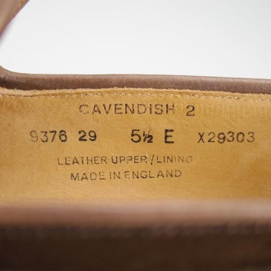 極上★クロケット&ジョーンズ 5.5E【定価￥86,900-★CAVENDISH 2/キャベンディッシュ2】タッセルローファー/濃茶/Crockett&Jones★f886
