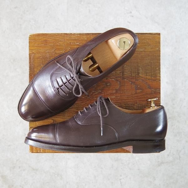 極上★(英)チーニー 6E【★ロイドフットウェア別注/Lloyd Footwear】Mシリーズ/89ラスト/ストレートチップ/カーフ/濃茶/CHEANEY★f889