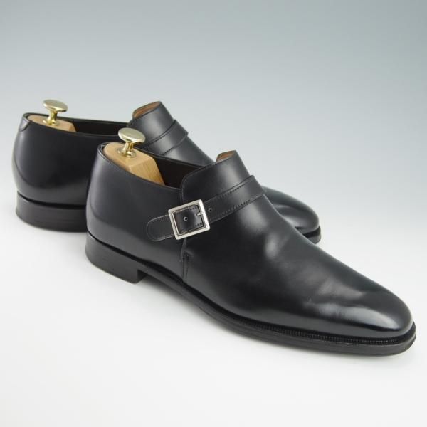 極上★クロケット&ジョーンズ 6E【定価￥105,840-★ハンドグレードライン/PORTMAN】358ラスト/アンクルブーツ/黒/Crockett&Jones★f891