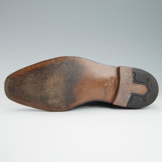 美品★ジョンロブ 7D【定価￥264,000-★ROMSEY/ロムゼイ】8000ラスト/チャッカブーツ/カーフ/黒/メンズ/JOHN LOBB★f896