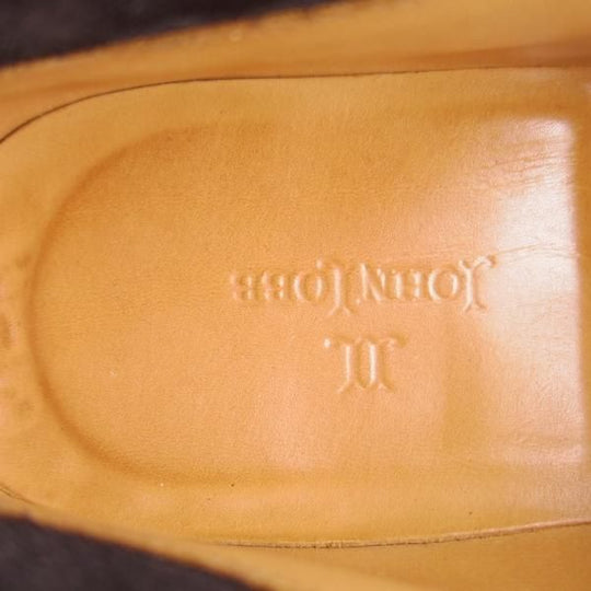 美品★ジョンロブ 7D【定価￥264,000-★ROMSEY/ロムゼイ】8000ラスト/チャッカブーツ/カーフ/黒/メンズ/JOHN LOBB★f896