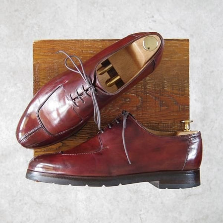 極上★(仏)ベルルッティ SIZE 8【★Uチップ/カーフ】赤茶/メンズ/Berluti★f899