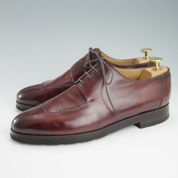 ベルルッティ (Berluti) 極上☆(仏)ベルルッティ SIZE 8【☆Uチップ/カーフ】赤茶/メンズ