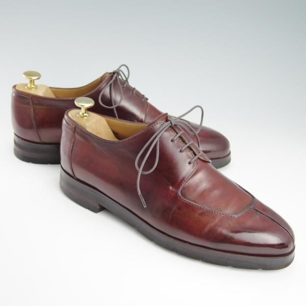 極上★(仏)ベルルッティ SIZE 8【★Uチップ/カーフ】赤茶/メンズ/Berluti★f899