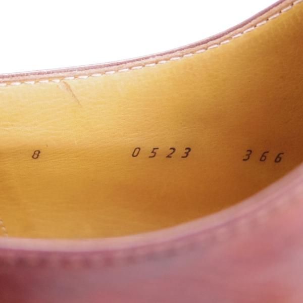 極上★(仏)ベルルッティ SIZE 8【★Uチップ/カーフ】赤茶/メンズ/Berluti★f899