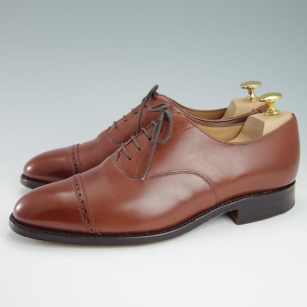極上★(英)チーニー 6.5E【★ロイドフットウェア別注/Lloyd Footwear】Mシリーズ/89ラスト/パンチドキャップトゥ/カーフ/茶/CHEANEY★f900