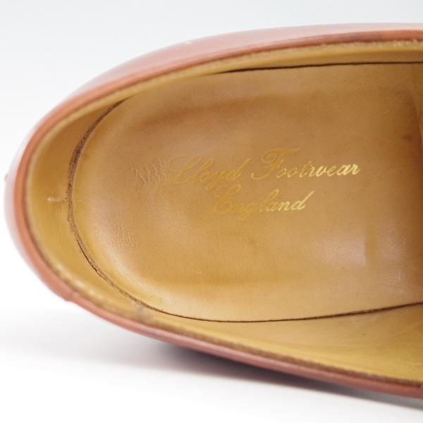 極上★(英)チーニー 6.5E【★ロイドフットウェア別注/Lloyd Footwear】Mシリーズ/89ラスト/パンチドキャップトゥ/カーフ/茶/CHEANEY★f900