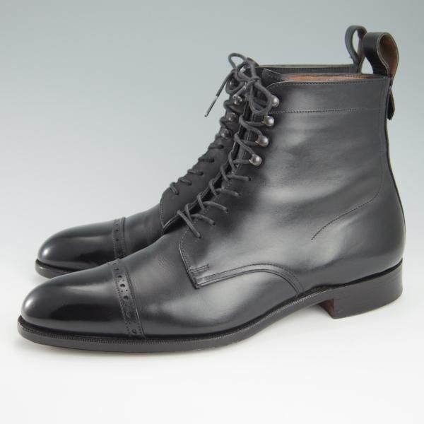 極上★(英)グレンソン 6.5F【最上級★G-ZEROライン/レースアップブーツ】カーフ/黒/メンズ/GRENSON★f901