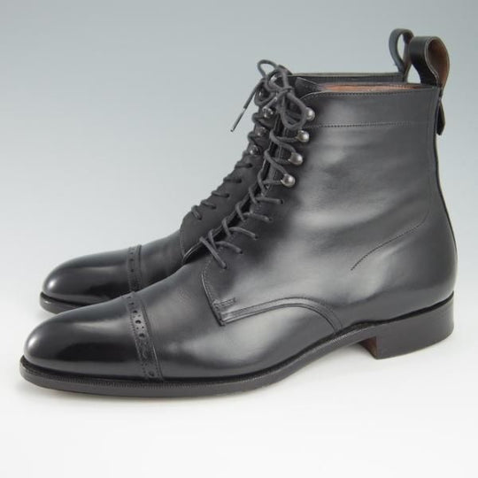 極上★(英)グレンソン 6.5F【最上級★G-ZEROライン/レースアップブーツ】カーフ/黒/メンズ/GRENSON★f901