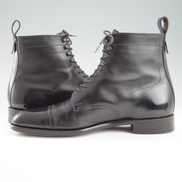 極上★(英)グレンソン 6.5F【最上級★G-ZEROライン/レースアップブーツ】カーフ/黒/メンズ/GRENSON★f901