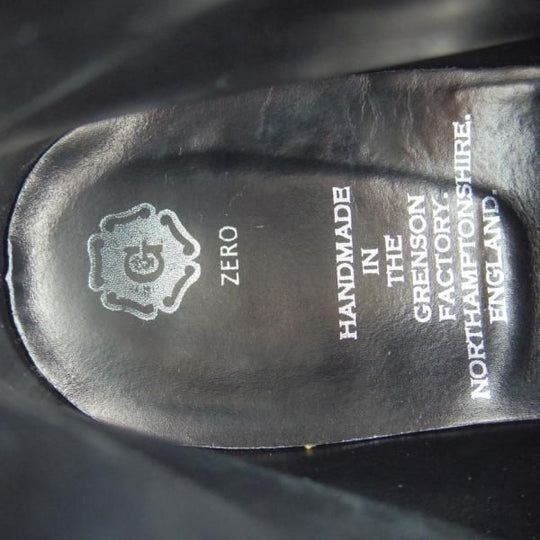 極上★(英)グレンソン 6.5F【最上級★G-ZEROライン/レースアップブーツ】カーフ/黒/メンズ/GRENSON★f901