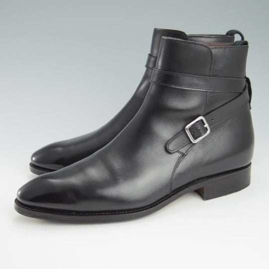 美品★(スペイン製)CARMINA/カルミナ SIZE 6【定価￥83,600-★ジョッパーブーツ/80106】DEIAラスト/ボックスカーフ/黒/メンズ★f902