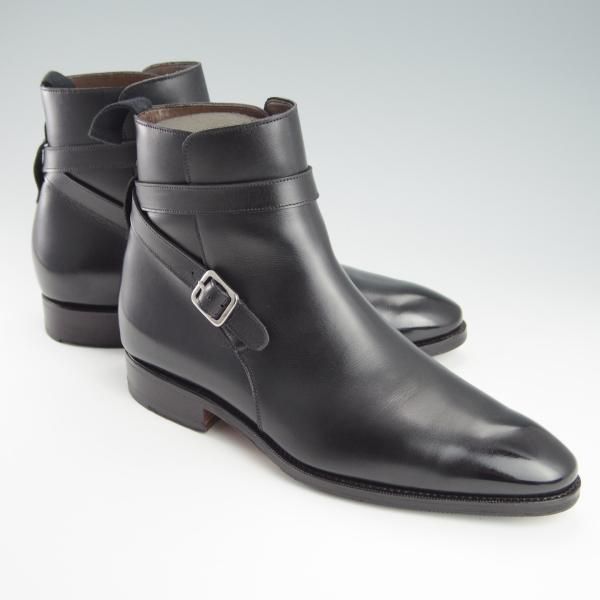 美品★(スペイン製)CARMINA/カルミナ SIZE 6【定価￥83,600-★ジョッパーブーツ/80106】DEIAラスト/ボックスカーフ/黒/メンズ★f902