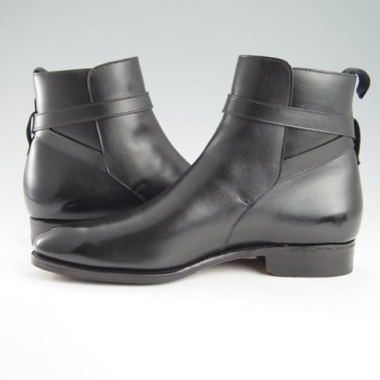 美品★(スペイン製)CARMINA/カルミナ SIZE 6【定価￥83,600-★ジョッパーブーツ/80106】DEIAラスト/ボックスカーフ/黒/メンズ★f902