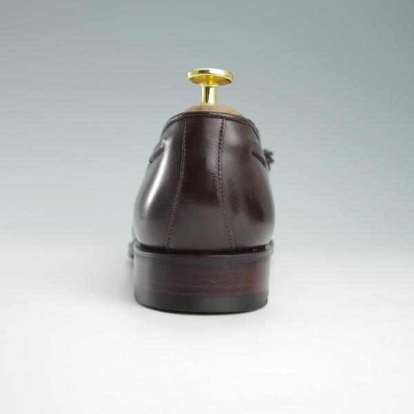美品★(スペイン製)CARMINA/カルミナ SIZE 5.5【定価￥72,600-★タッセルローファー/734】FORESTラスト/ボックスカーフ/MARRON★f903