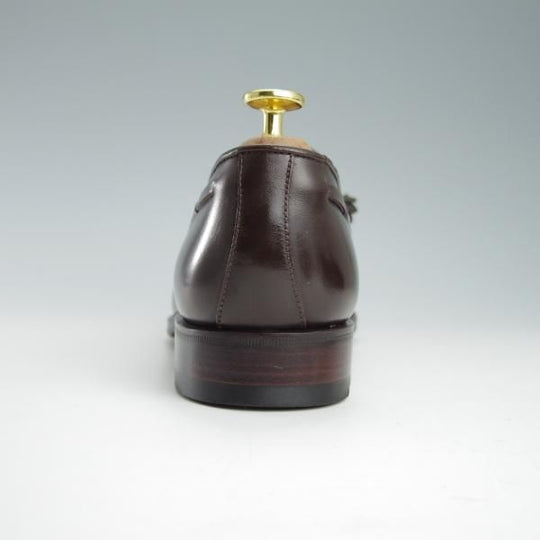 美品★(スペイン製)CARMINA/カルミナ SIZE 5.5【定価￥72,600-★タッセルローファー/734】FORESTラスト/ボックスカーフ/MARRON★f903