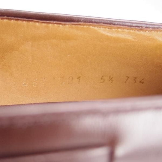 美品★(スペイン製)CARMINA/カルミナ SIZE 5.5【定価￥72,600-★タッセルローファー/734】FORESTラスト/ボックスカーフ/MARRON★f903