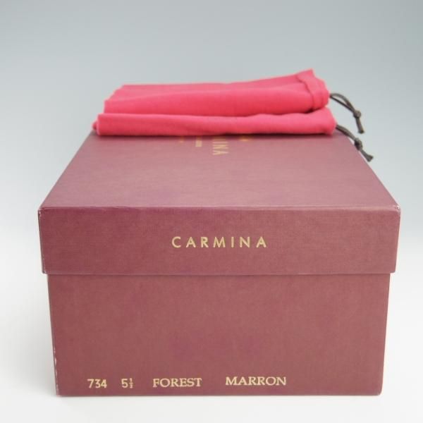 美品★(スペイン製)CARMINA/カルミナ SIZE 5.5【定価￥72,600-★タッセルローファー/734】FORESTラスト/ボックスカーフ/MARRON★f903