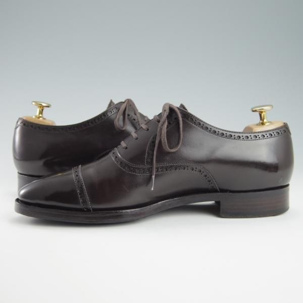 ★(浅草)RENDO/レンド SIZE 6【オーダー価格￥75,790-★(アノネイ社)ボックスカーフ/7708】770ラスト/クォーターブローグ/濃茶★f905