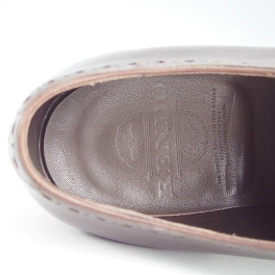 ★(浅草)RENDO/レンド SIZE 6【オーダー価格￥75,790-★(アノネイ社)ボックスカーフ/7708】770ラスト/クォーターブローグ/濃茶★f905