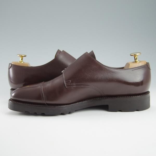 極美品★ジョンロブ 6.5E【モデル定価￥206,800-★WILLIAM/ウィリアム】9795Rラスト/ダブルモンク/グレインレザー/濃茶/JOHN LOBB★f906