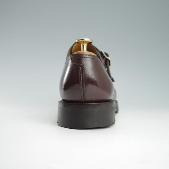 極美品★ジョンロブ 6.5E【モデル定価￥206,800-★WILLIAM/ウィリアム】9795Rラスト/ダブルモンク/グレインレザー/濃茶/JOHN LOBB★f906