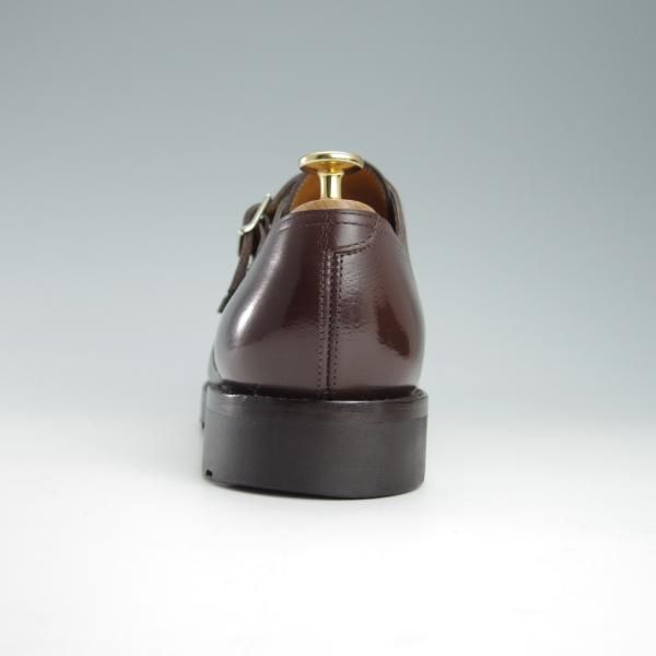 極美品★ジョンロブ 6.5E【モデル定価￥206,800-★WILLIAM/ウィリアム】9795Rラスト/ダブルモンク/グレインレザー/濃茶/JOHN LOBB★f906