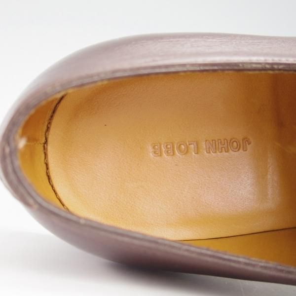 極美品★ジョンロブ 6.5E【モデル定価￥206,800-★WILLIAM/ウィリアム】9795Rラスト/ダブルモンク/グレインレザー/濃茶/JOHN LOBB★f906