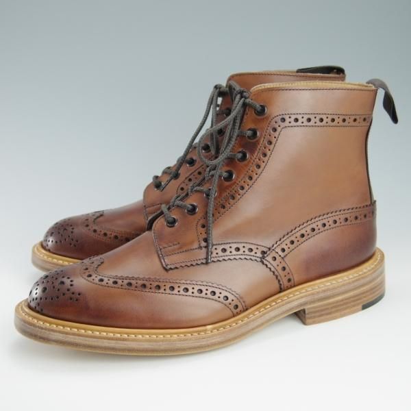 新品★トリッカーズ SIZE 8【定価￥88,000-★MALTON/モールトン/チェスナットバーニッシュ】2508/カントリーブーツ/茶/Tricker's★f908