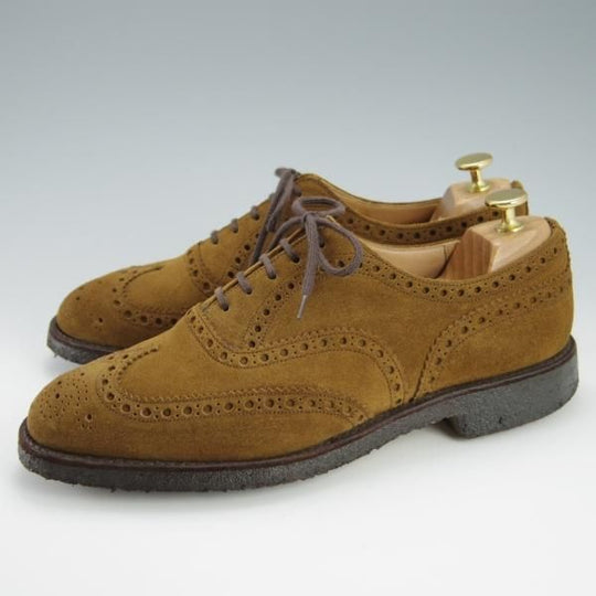 極上★チャーチ80F/UK8【定価￥86,900-★マラッカ色/FAIRFIELD/フェアフィールド】81ラスト/フルブローグ/スエード/Church's★f911