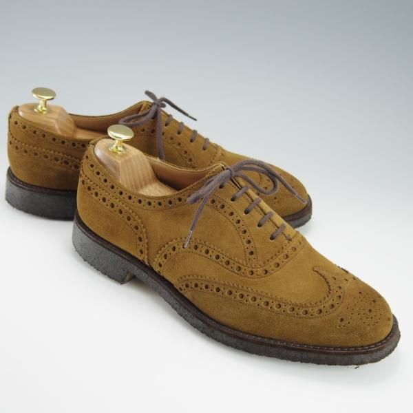 極上★チャーチ80F/UK8【定価￥86,900-★マラッカ色/FAIRFIELD/フェアフィールド】81ラスト/フルブローグ/スエード/Church's★f911