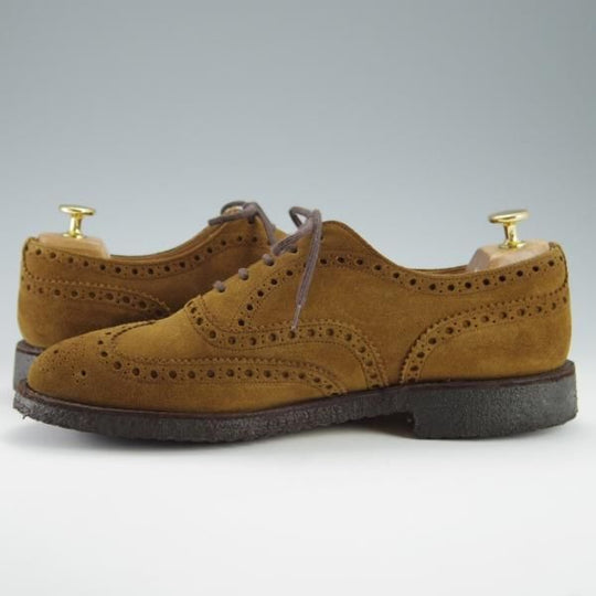 極上★チャーチ80F/UK8【定価￥86,900-★マラッカ色/FAIRFIELD/フェアフィールド】81ラスト/フルブローグ/スエード/Church's★f911