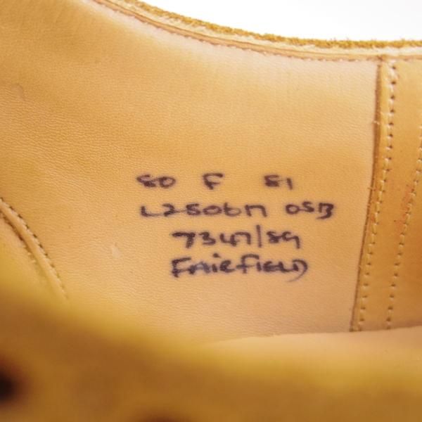 極上★チャーチ80F/UK8【定価￥86,900-★マラッカ色/FAIRFIELD/フェアフィールド】81ラスト/フルブローグ/スエード/Church's★f911