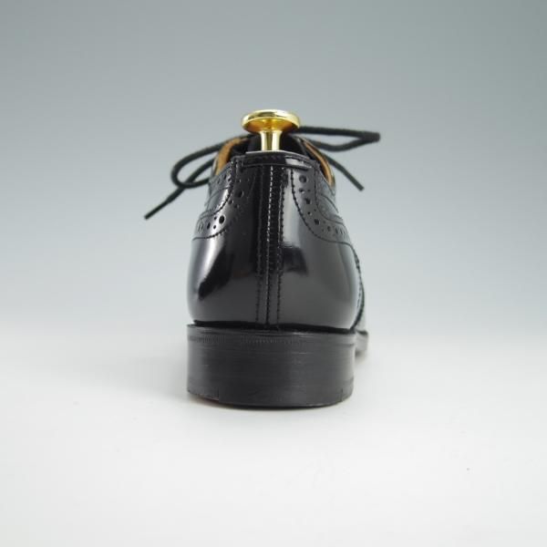 美品★トリッカーズ(レディース) SIZE 4.5【モデル定価￥78,840-★フルブローグ/L7292】短靴/パテントレザー/エナメル/黒/Tricker's★f912
