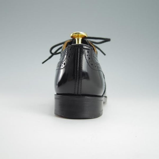 美品★トリッカーズ(レディース) SIZE 4.5【モデル定価￥78,840-★フルブローグ/L7292】短靴/パテントレザー/エナメル/黒/Tricker's★f912