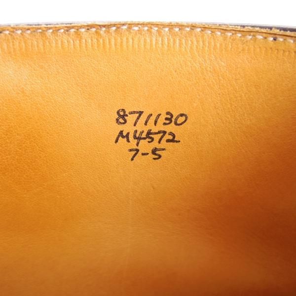 極上★トリッカーズ SIZE 7【貴重★ジョージブーツ/M4572】ボックスカーフ/黒/メンズ/Tricker's★f913