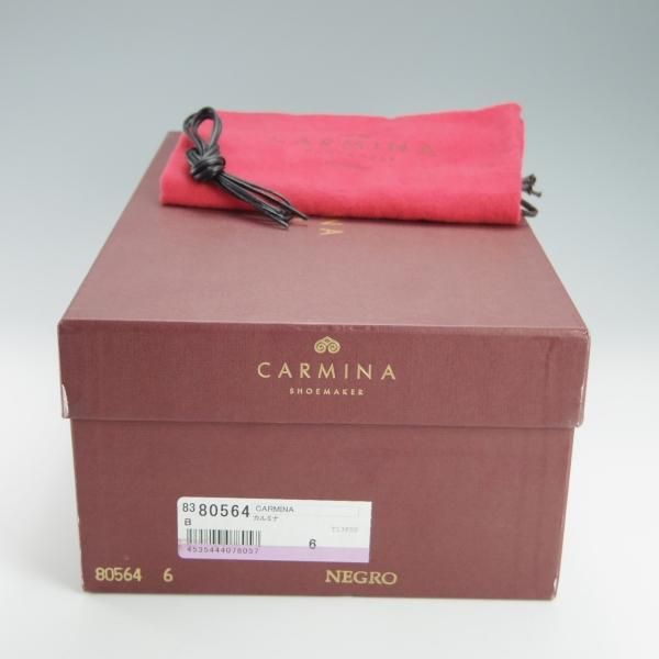 美品★(スペイン製)CARMINA/カルミナ SIZE 6【グッドイヤーウェルテッド製法★Uチップ/80564】カーフ/黒/メンズ★f914
