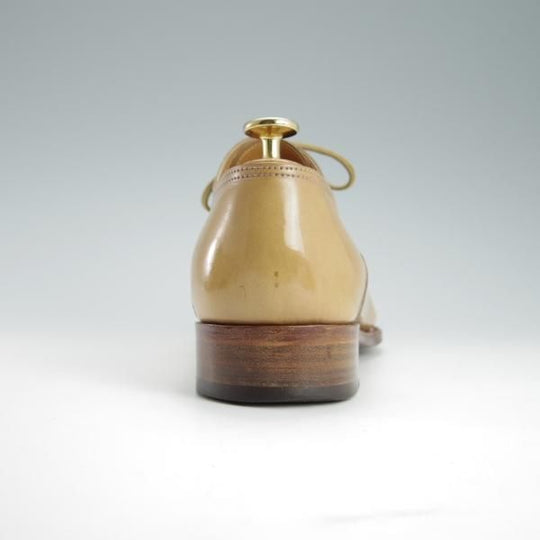 極上★ジョンロブ 6.5D【貴重★ショートウイング/AINTREE】1105ラスト/カーフ/薄茶/メンズ/JOHN LOBB★f916