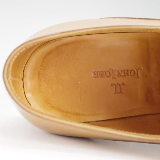 極上★ジョンロブ 6.5D【貴重★ショートウイング/AINTREE】1105ラスト/カーフ/薄茶/メンズ/JOHN LOBB★f916