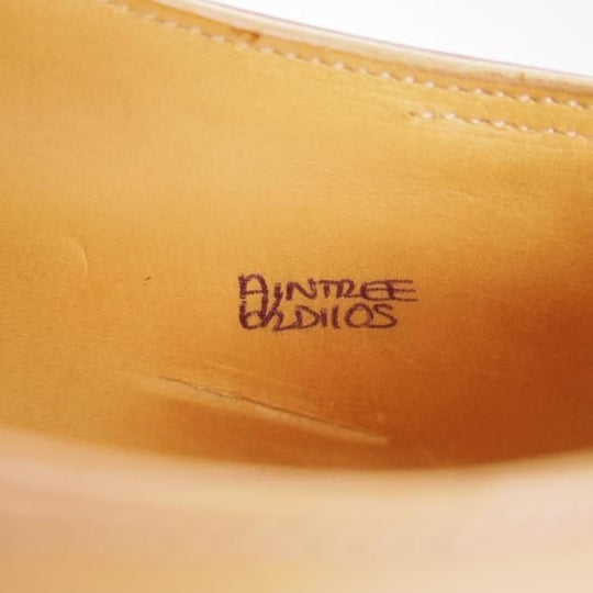 極上★ジョンロブ 6.5D【貴重★ショートウイング/AINTREE】1105ラスト/カーフ/薄茶/メンズ/JOHN LOBB★f916