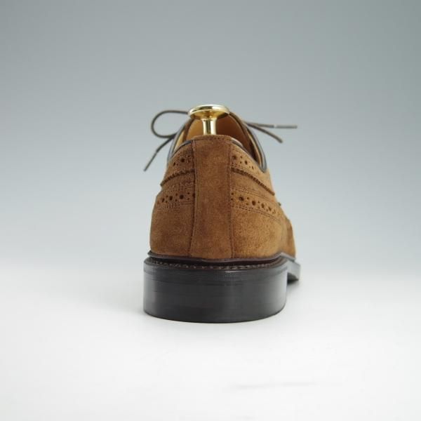 極美品★宮城興業 25.5E【オーダー価格￥52,800-★(墨田)fibonacciネーム/(英)C.F.ステッド社のスーパーバック仕様】茶★f917