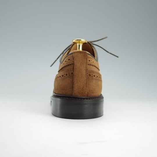 極美品★宮城興業 25.5E【オーダー価格￥52,800-★(墨田)fibonacciネーム/(英)C.F.ステッド社のスーパーバック仕様】茶★f917