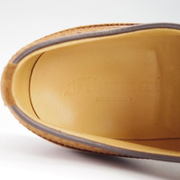 極美品★宮城興業 25.5E【オーダー価格￥52,800-★(墨田)fibonacciネーム/(英)C.F.ステッド社のスーパーバック仕様】茶★f917