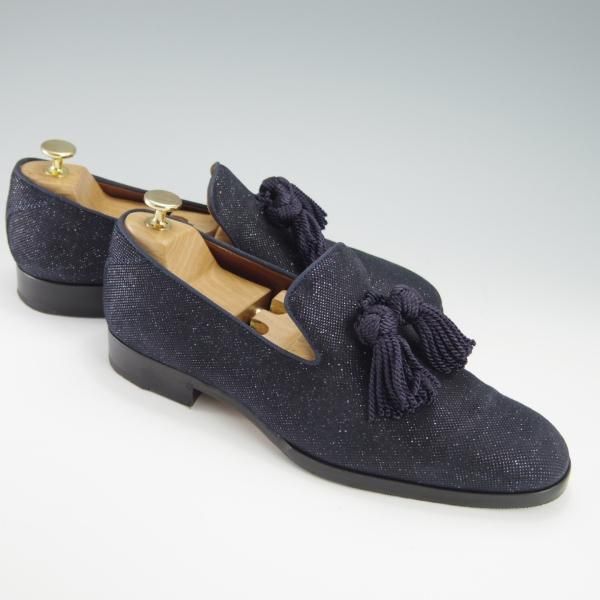未使用✨JIMMY CHOO ジミーチュウ タッセル ローファー スタッズ JIMMY CHOO(ジミーチュウ) シグネチャー 総柄 タッセルローファー